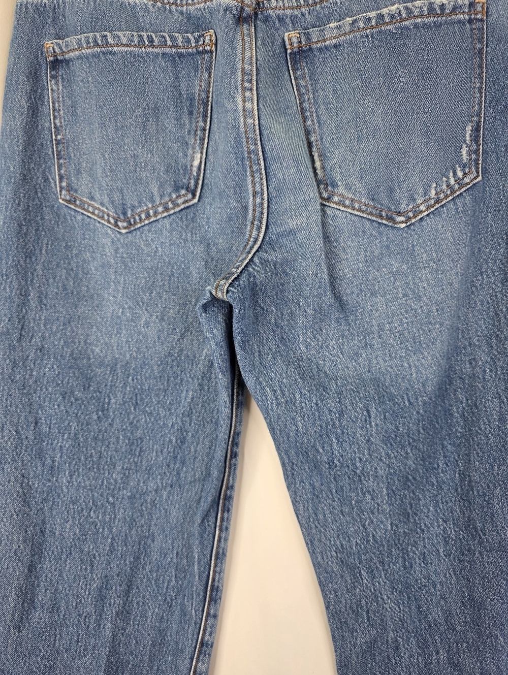 Garage Denim Juniors Size 3 90s Straight Jeans Washed Charlie Blue Mid Cotton - Picture 14 of 15